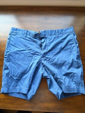 Goodfellow & Co Blue Flat Front Chino Shorts